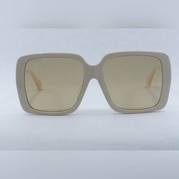 Brand New Gucci Ivory "Gucci I Love You" Sunglasses NWT and Case - Picture 2 of 10